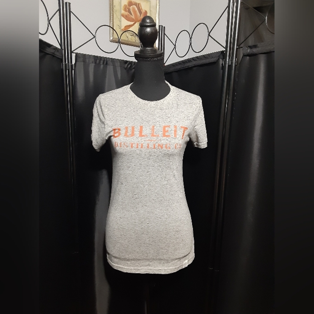 Legacy Gray Graphic Tee with Orange Accents Size M Casual Outdoors
